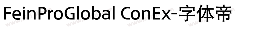 FeinProGlobal ConEx字体转换